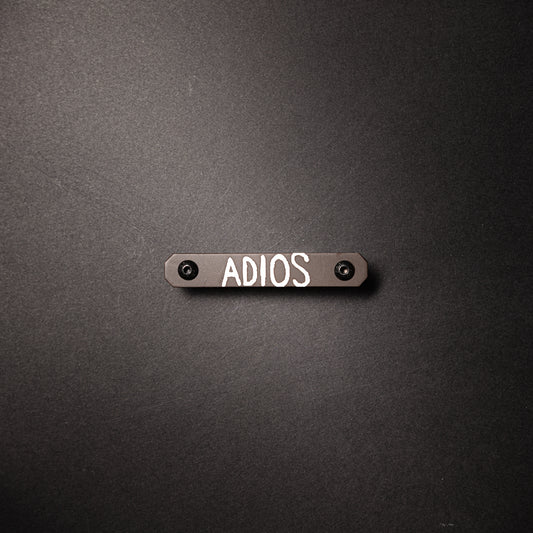 Adios - Small Tag